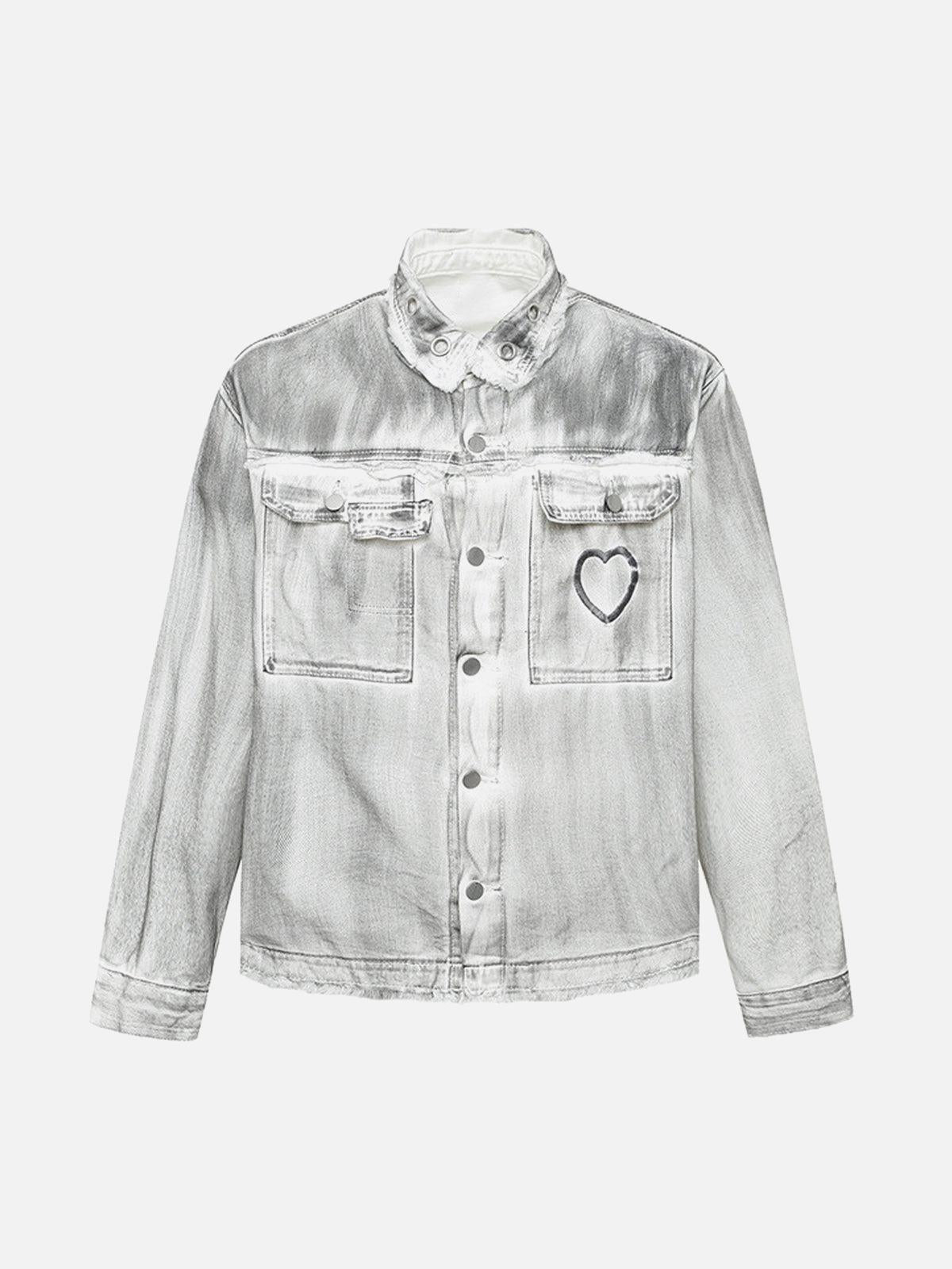 Concert Outfit Distressed Denim Embroidery Jacket Concert Outfit Distressed Denim Embroidery Jacket