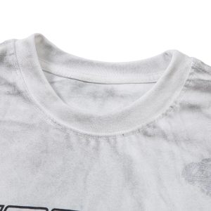 Concert Outfit Distressed Dirty Dyed Print T-Shirt