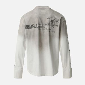 Concert Outfit Distressed NO. 09 Long Sleeve T-Shirt