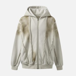 Concert Outfit Distressed Patchwork Velvet Jacket