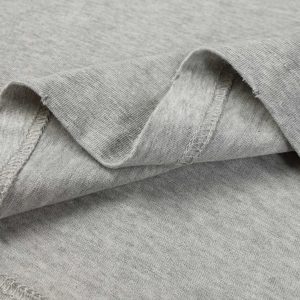 Concert Outfit Distressed Printed Faux Two-Piece Long-Sleeved T-Shirt