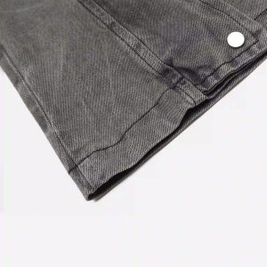 Concert Outfit Distressed Punk Jeans With Metal Belt