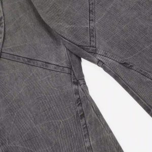 Concert Outfit Distressed Punk Jeans With Metal Belt