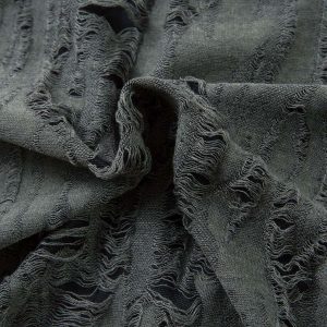 Concert Outfit Distressed Ripped Short Sleeve Shirt