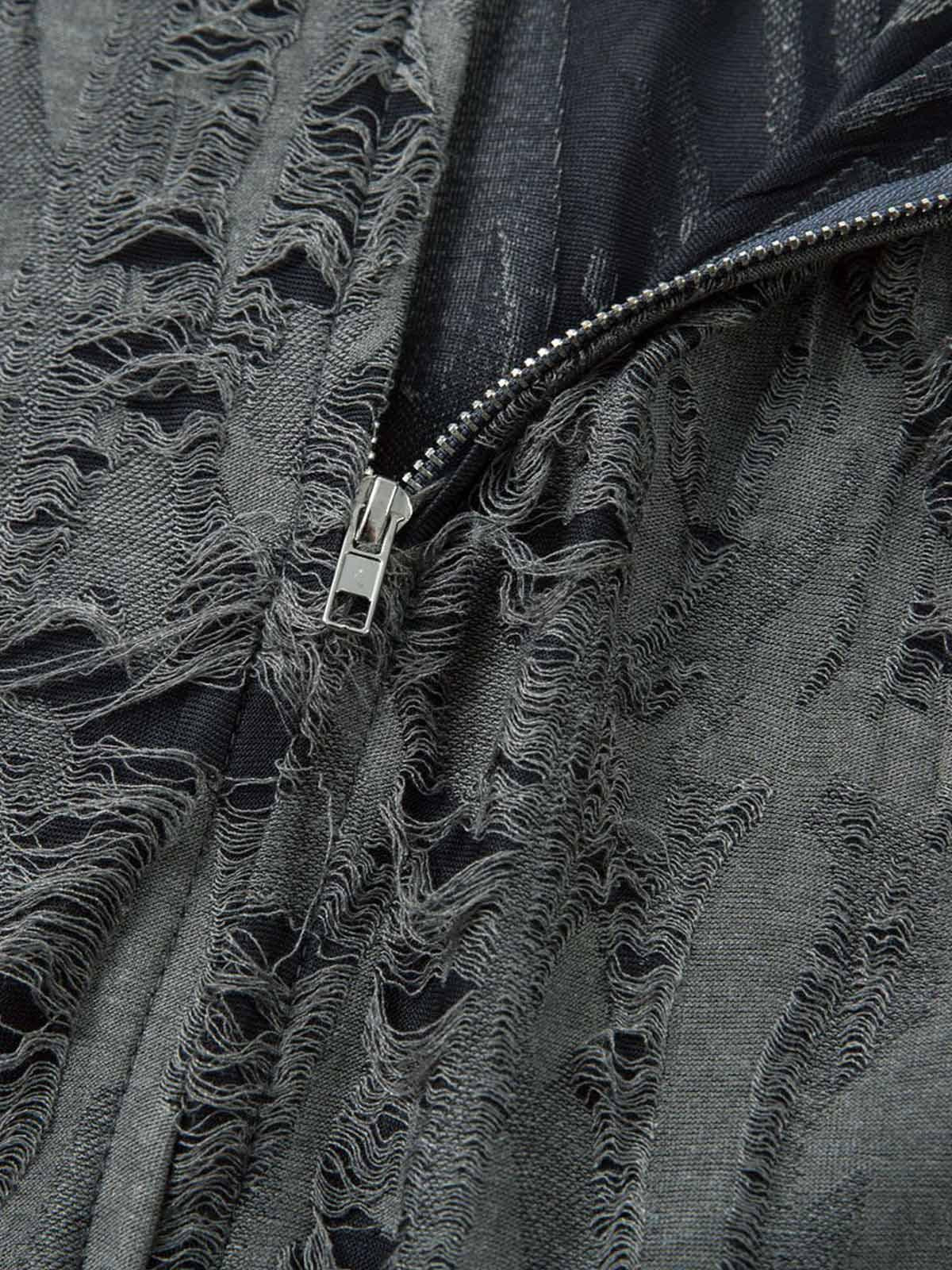 Concert Outfit Distressed Ripped Short Sleeve Shirt Concert Outfit Distressed Ripped Short Sleeve Shirt