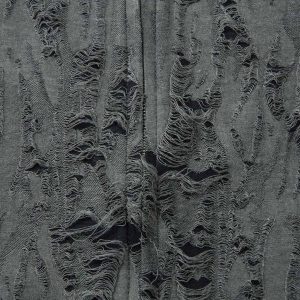 Concert Outfit Distressed Ripped Short Sleeve Shirt