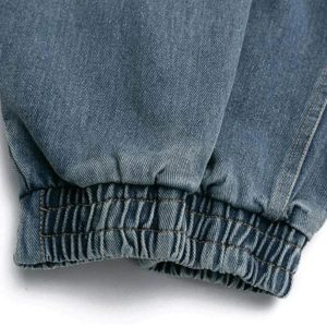 Concert Outfit Distressed Solid Color Denim Jacket