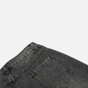 Concert Outfit Distressed Star Patch Jeans