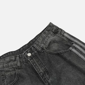 Concert Outfit Distressed Star Patch Jeans