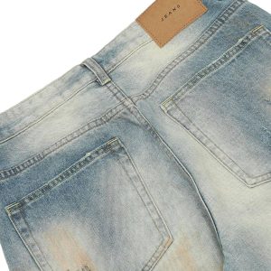 Concert Outfit Distressed Street Hip-Hop Jeans
