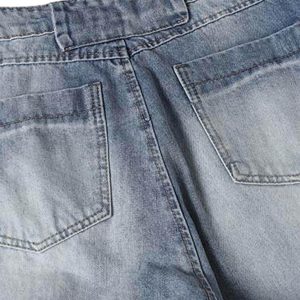 Concert Outfit Distressed Washed Deconstructed Barrel Jeans