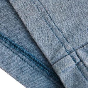 Concert Outfit Distressed Washed Embroidered Gradient Vest