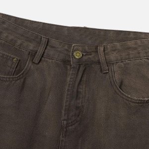 Concert Outfit Distressed Washed Jeans