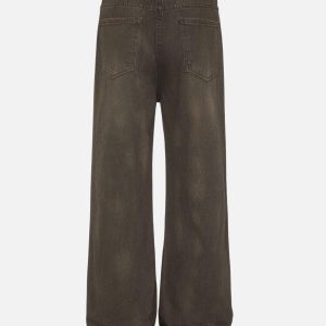 Concert Outfit Distressed Washed Jeans