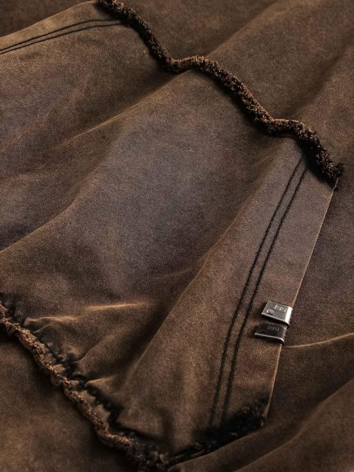 Concert Outfit Distressed Washed Rivet Hooded Denim Sweatshirt Concert Outfit Distressed Washed Rivet Hooded Denim Sweatshirt