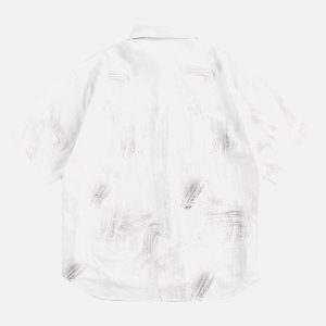 Concert Outfit Doberman Print Short Sleeve Shirt