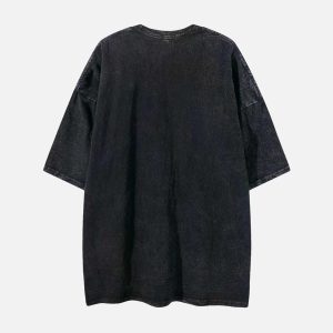 Concert Outfit Doberman Print Washed T-Shirt