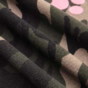 Concert Outfit Dog Paw Print Camouflage Pants