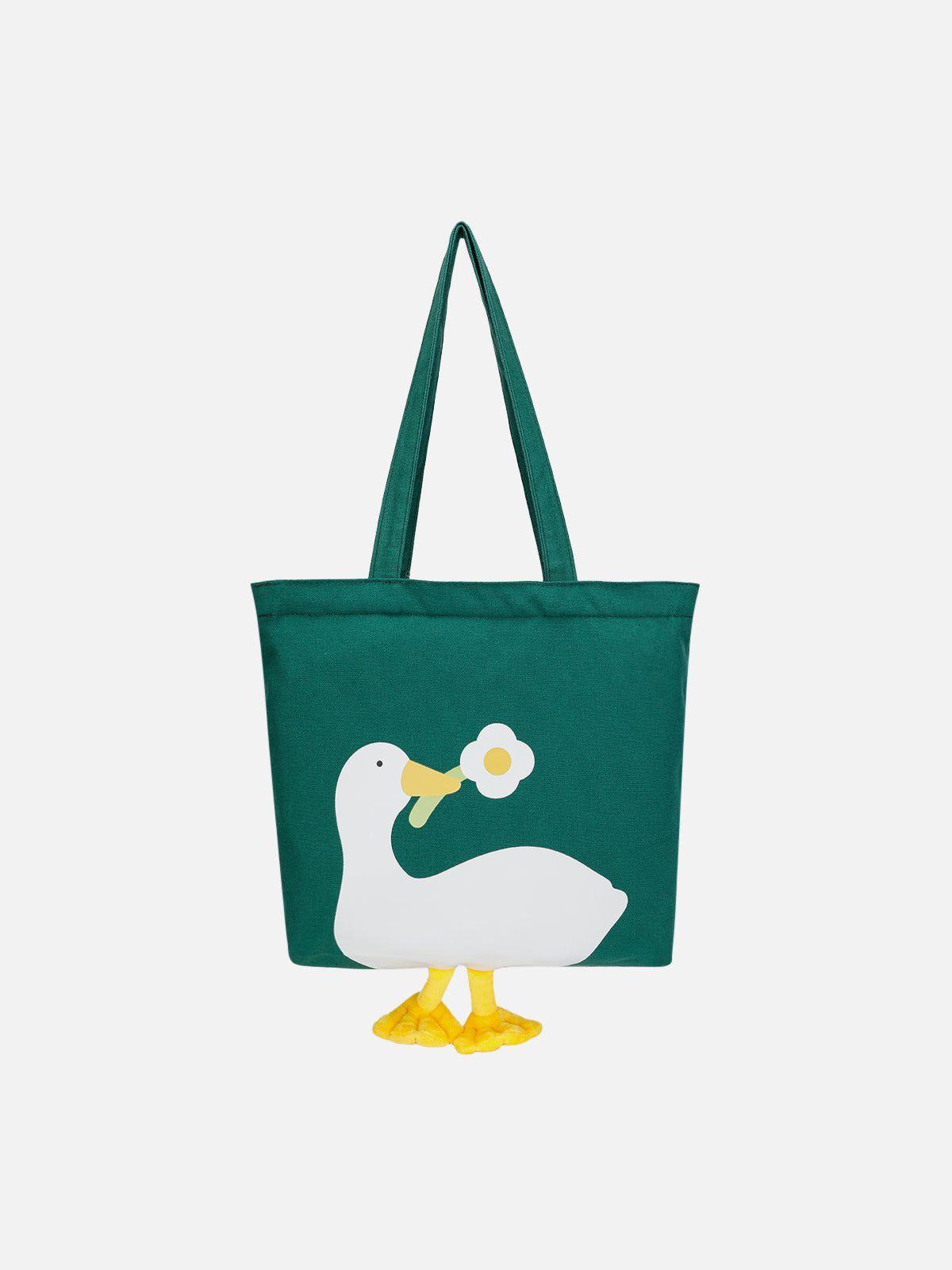 Concert Outfit Duck Flower Canvas Bag Concert Outfit Duck Flower Canvas Bag