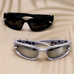 Concert Outfit Edgy Punk Spike Sunglasses