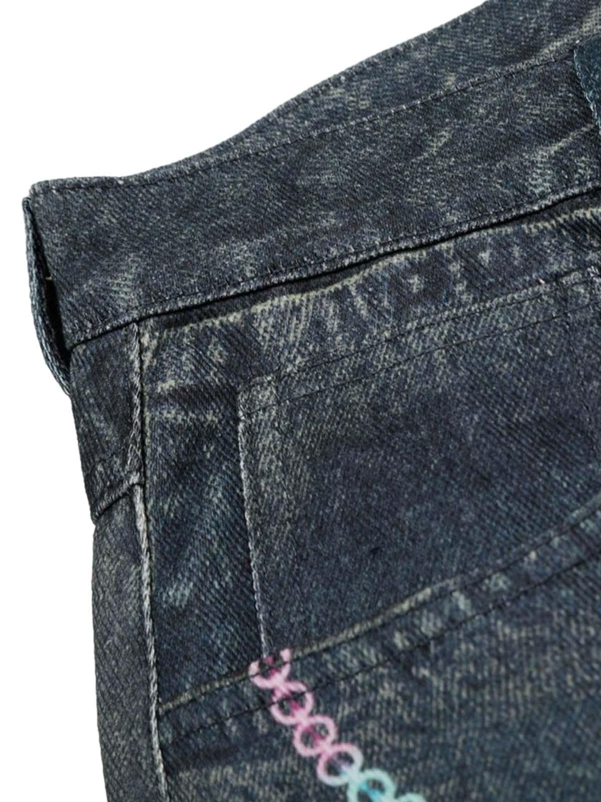 Concert Outfit Embellished Chain Denim Shorts Concert Outfit Embellished Chain Denim Shorts