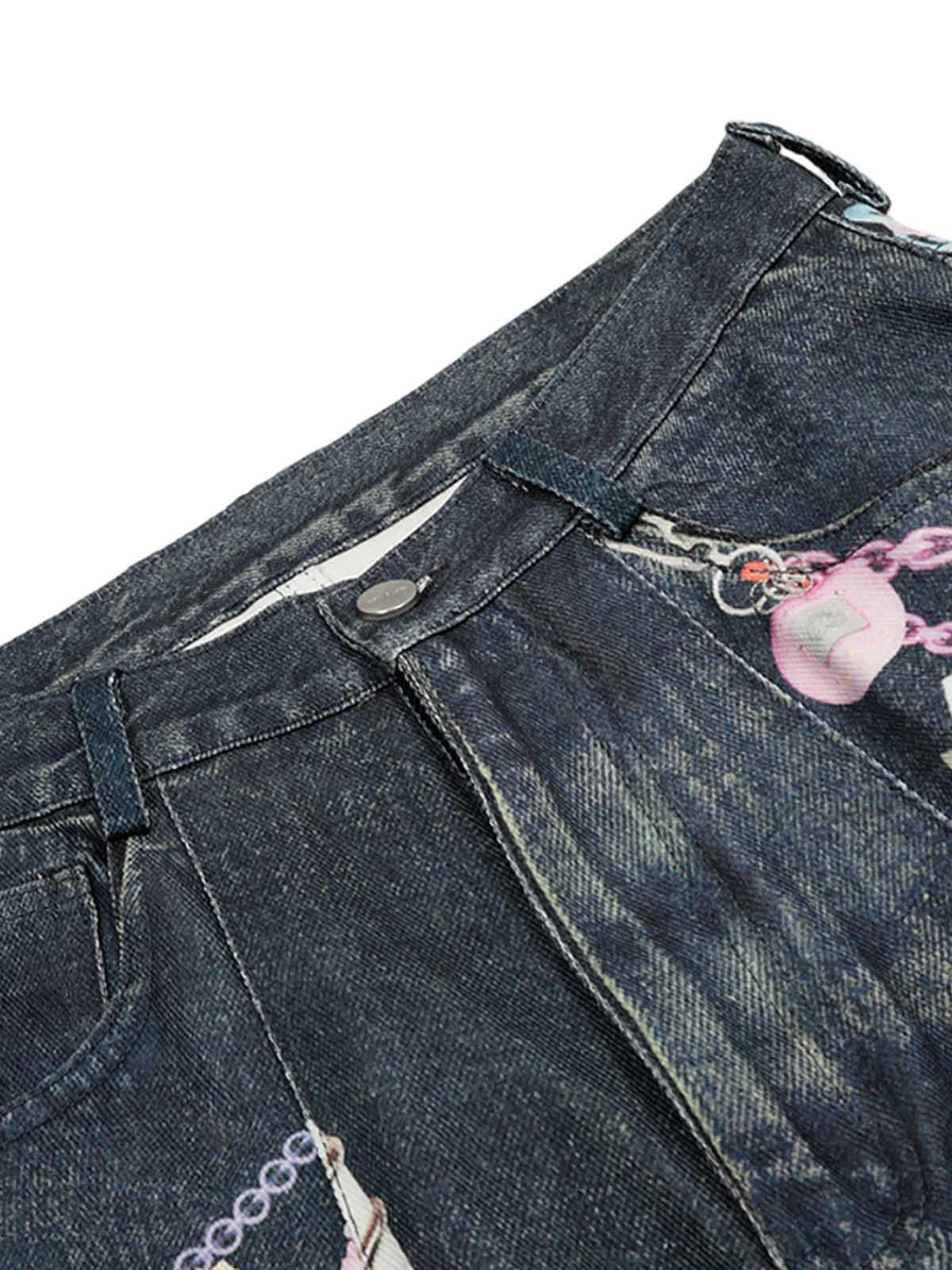 Concert Outfit Embellished Chain Denim Shorts Concert Outfit Embellished Chain Denim Shorts