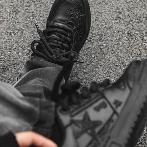 Concert Outfit Embossed Stars Casual Board Shoes