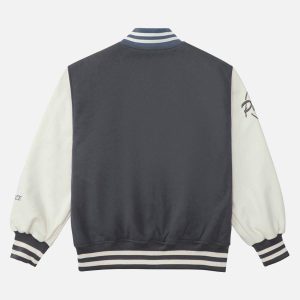 Concert Outfit Embroidered Baseball Bomber Jacket