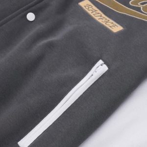 Concert Outfit Embroidered Baseball Bomber Jacket