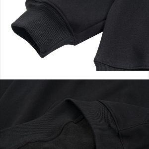 Concert Outfit Embroidered Contrast Check Hoodie