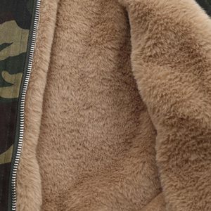 Concert Outfit Embroidered Detachable Fur Hooded Jacket