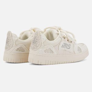 Concert Outfit Embroidered Letter Shoes