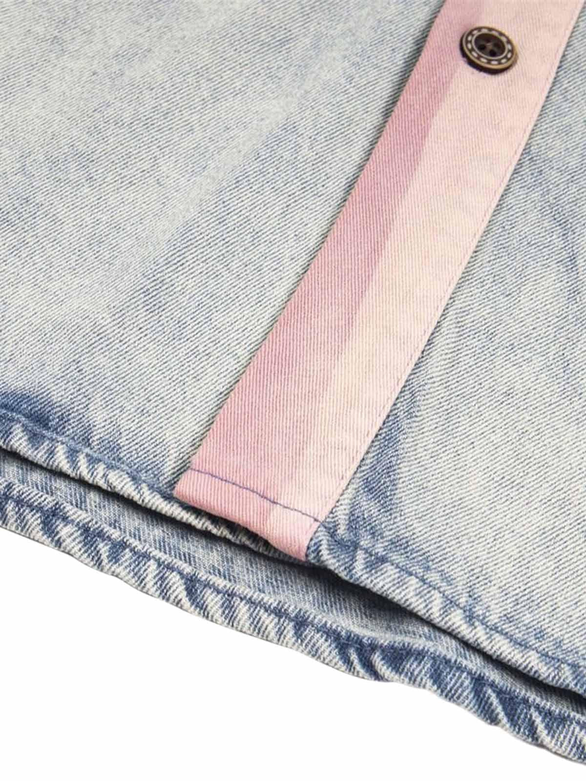 Concert Outfit Embroidered Patch Denim Shirt Concert Outfit Embroidered Patch Denim Shirt