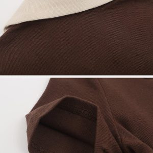 Concert Outfit Embroidery Side Drawstring Fold-Over Star Tee