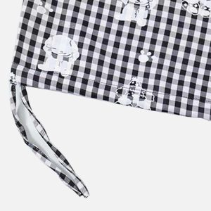 Concert Outfit Fake Two-Piece Print Plaid Sweatpants