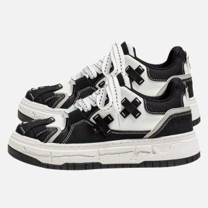 Concert Outfit Fashionable And Versatile Thick-Soled Board Shoes