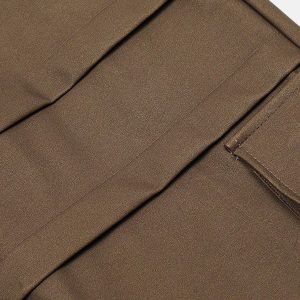 Concert Outfit Faux Leather Cargo Pants