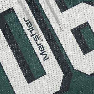 Concert Outfit Faux Two-Piece Contrast Color Stitching Hoodie