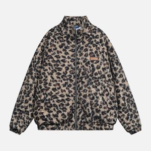 Concert Outfit Fierce Leopard Jacket