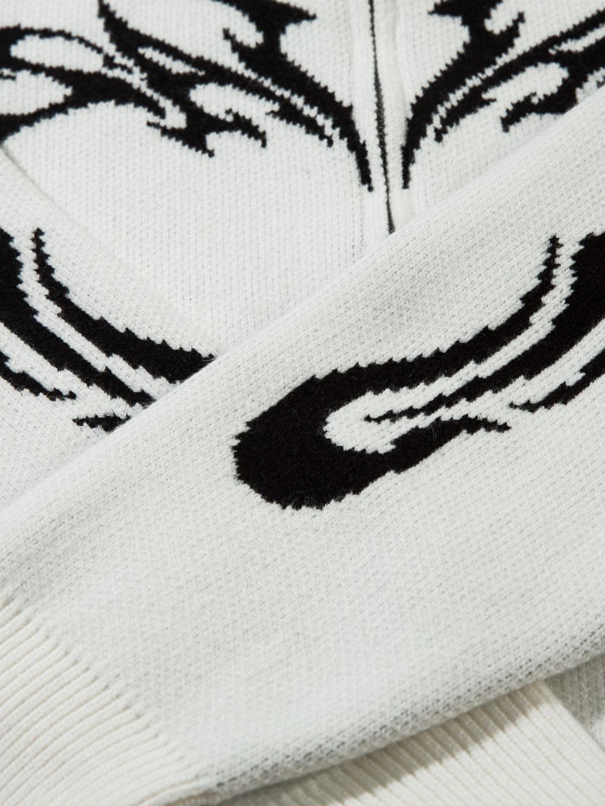 Concert Outfit Flame Faux Mink Fur Zip Up Mock Neck Sweater Concert Outfit Flame Faux Mink Fur Zip Up Mock Neck Sweater