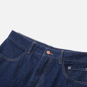 Concert Outfit Flame-Scarred Towel Embroidered Jeans