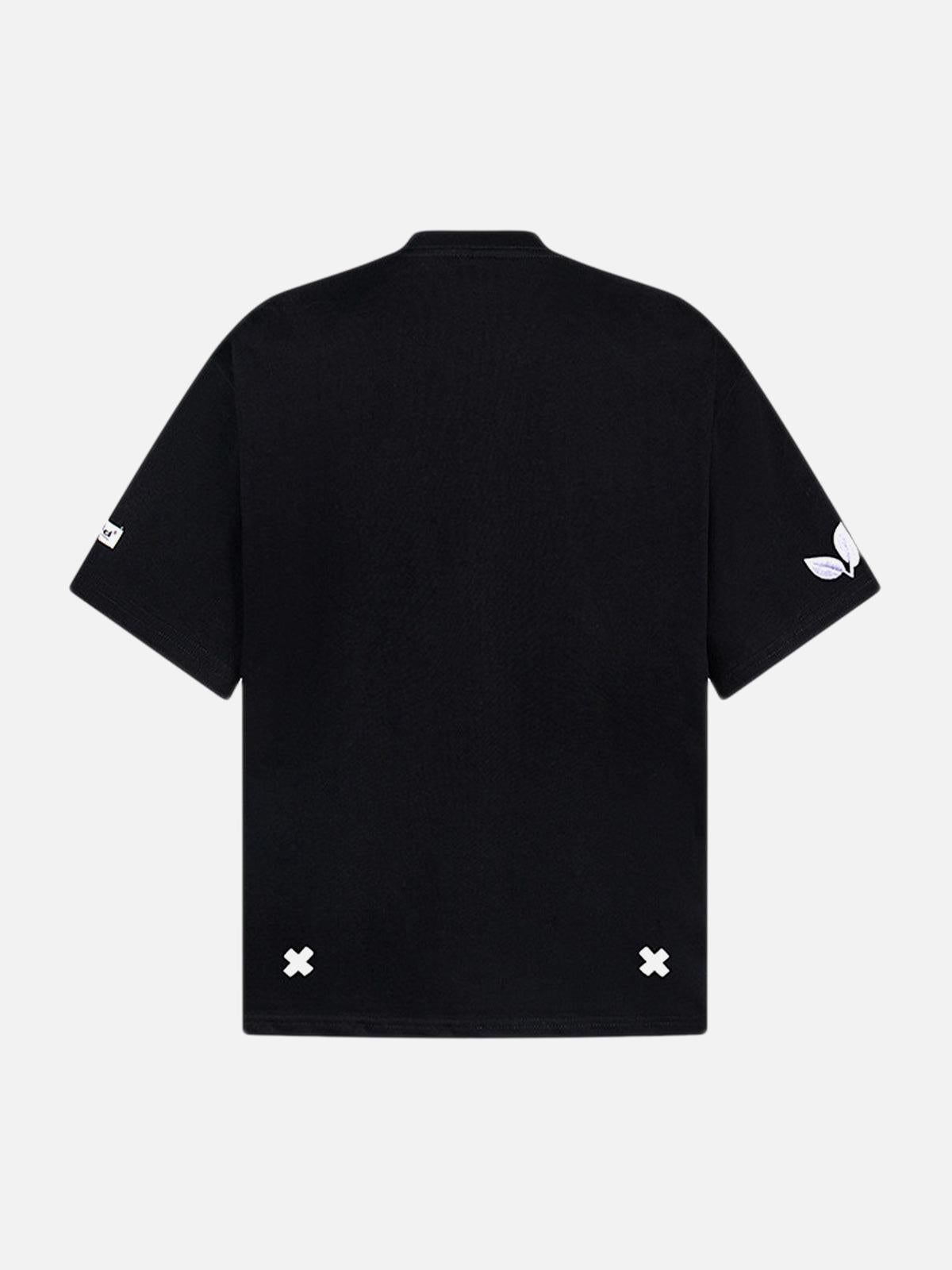 Concert Outfit Floral Graphic Print T-Shirt Concert Outfit Floral Graphic Print T-Shirt