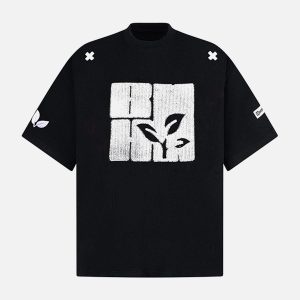 Concert Outfit Floral Graphic Print T-Shirt