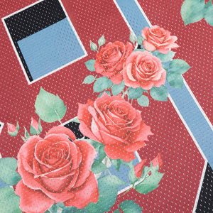 Concert Outfit Floral Print Jersey V Neck T-Shirt