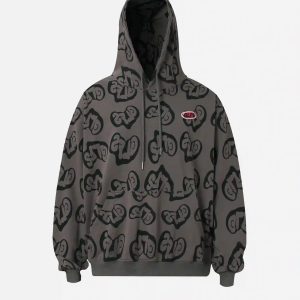 Concert Outfit Foam Heart Hoodie