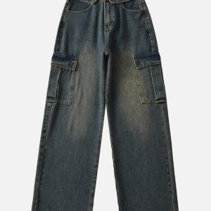 Concert Outfit Fold-Over Cargo Jeans