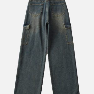 Concert Outfit Fold-Over Cargo Jeans