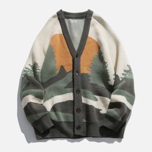 Concert Outfit Forest Sunrise Cardigan