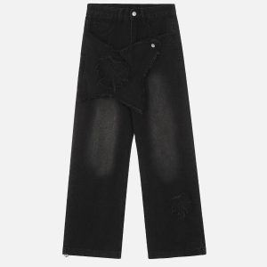 Concert Outfit Fringe Bow Jeans