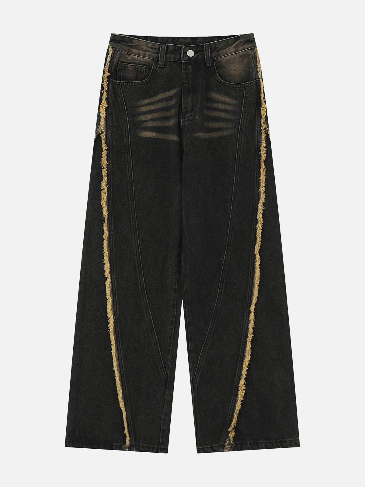 Concert Outfit Fringe Washed Jeans Concert Outfit Fringe Washed Jeans